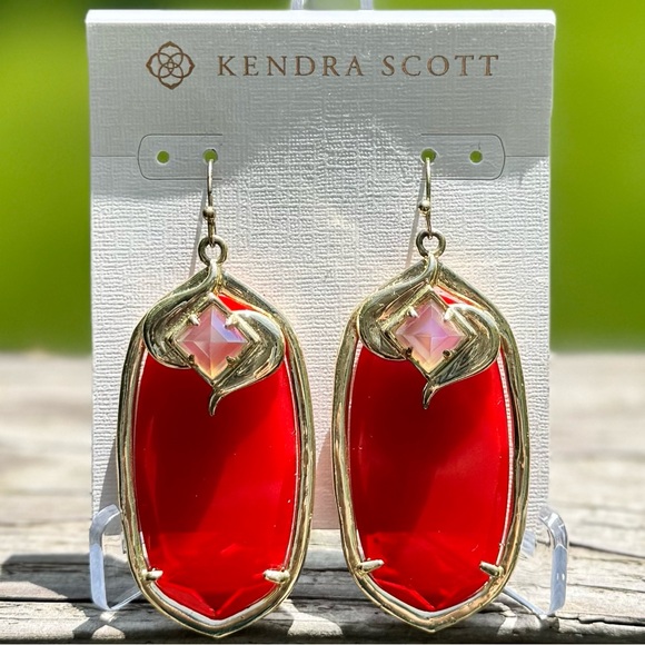 Kendra Scott Jewelry - ❀Vintage Kendra Scott Darby Earrings in Red